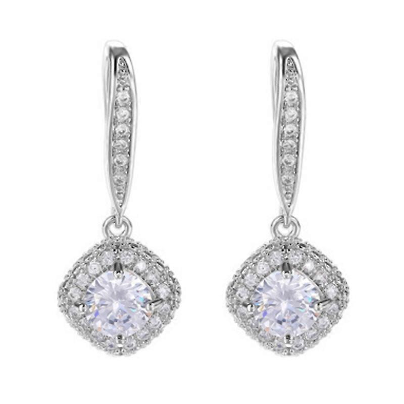 Cubic Zirconia Hanging Drop Dangle Oorbel Oorbel Partij Sieraden Accessoire Cadeau