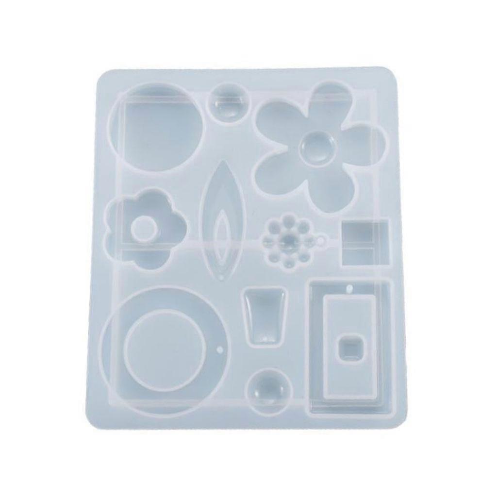 DIY Crafts Ear Studs Casting Mold Eardrops Dangler UV Crystal Resin Epoxy Mold