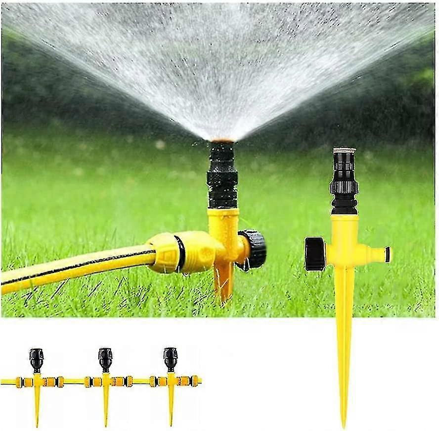 360 Rotation Auto Irrigation System, Multifunction Adjustable Garden Sprinkler For Outdoor Grass Garden