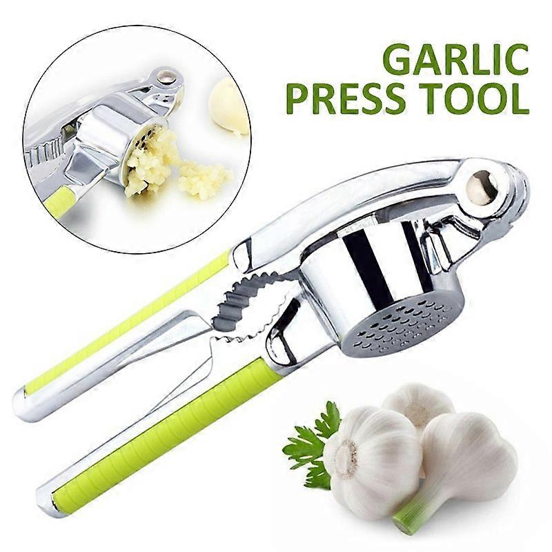1PC Garlic Press Tool Presser Crusher Masher Ginger Squeezer Nut Cracker Kitchen