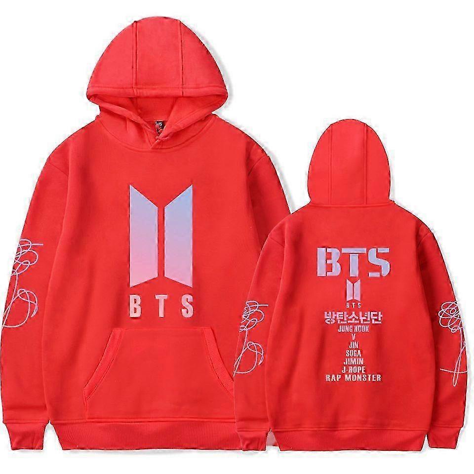 Kpop Bts للجنسين هوديي سويت شيرت بلوفر Bangtan الأولاد يحبون نفسك مقنعين الأعلى