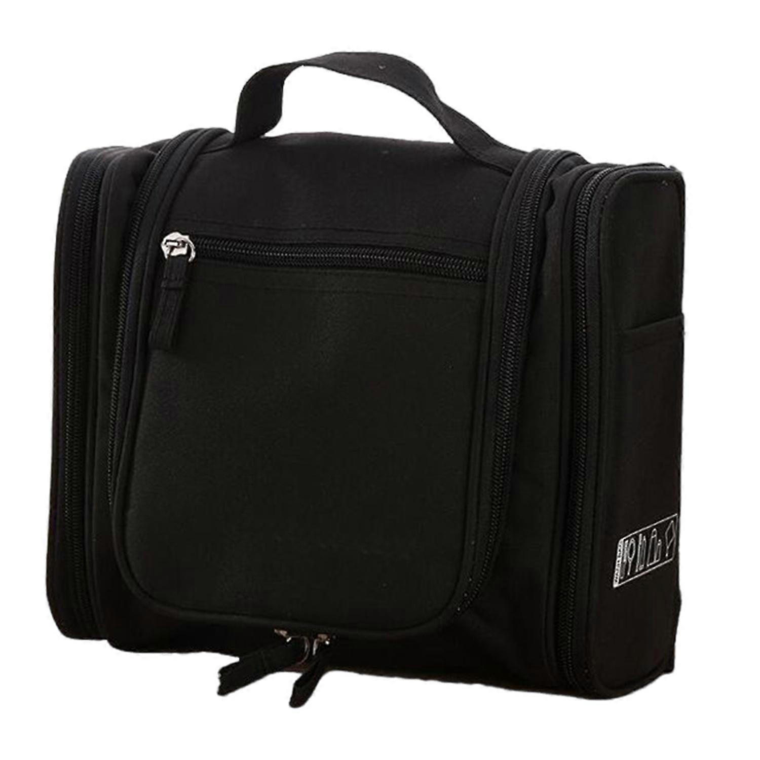 Travel Toiletry Bag with Hook Waterproof U-shaped Opening Multiple Pockets Toiletry Organizer