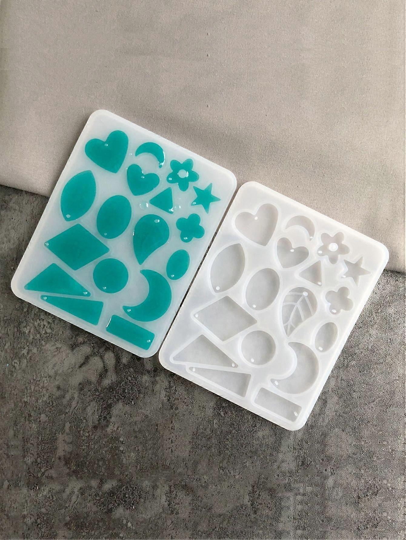 1 قطعة قالب سيليكون هندسي الشكل لصنع المجوهرات