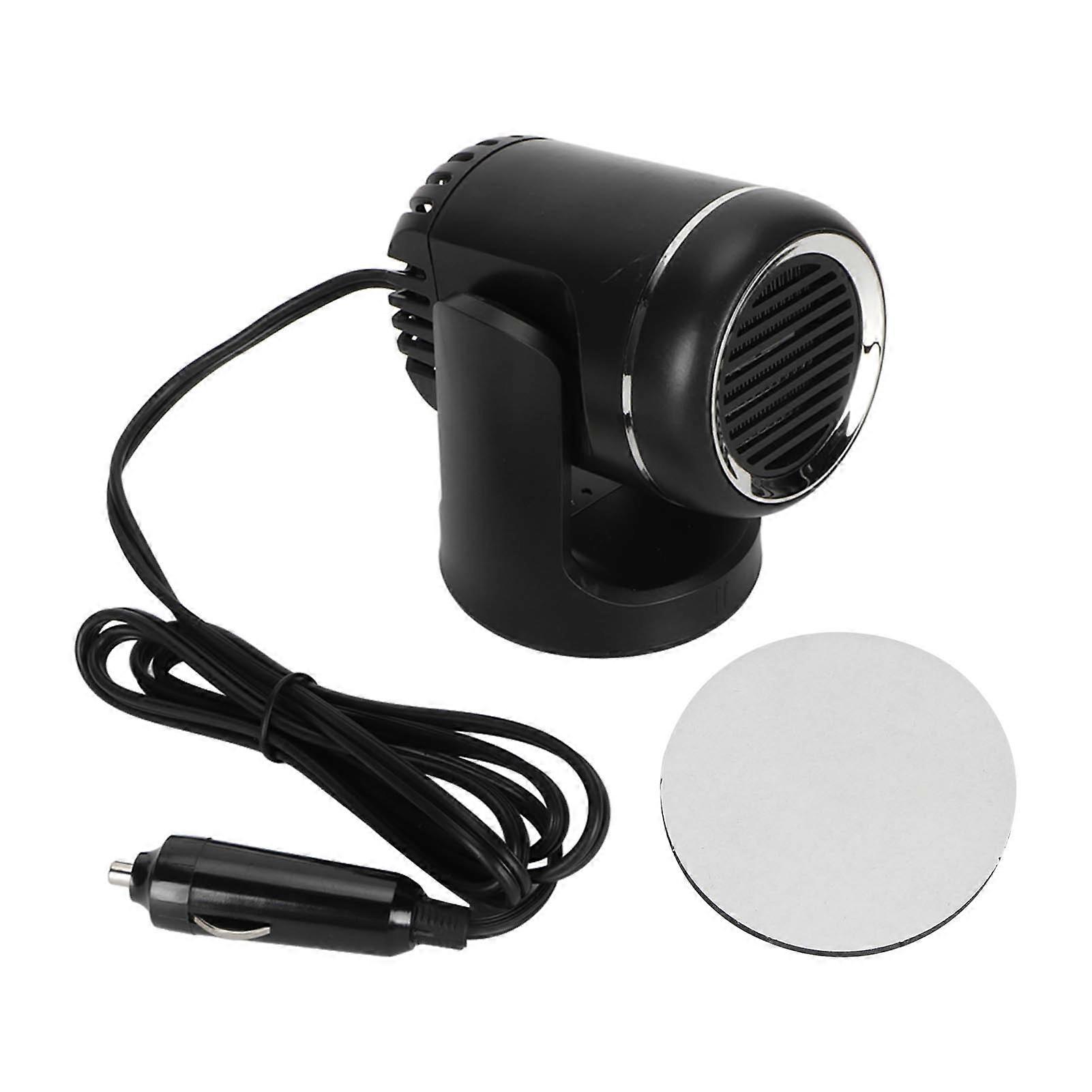 2 in 1 12V 120W Car Heater, Fast Heating and Cooling Fan, Rotatable Portable Car Heater Fan with Cigarette Lighter Plug