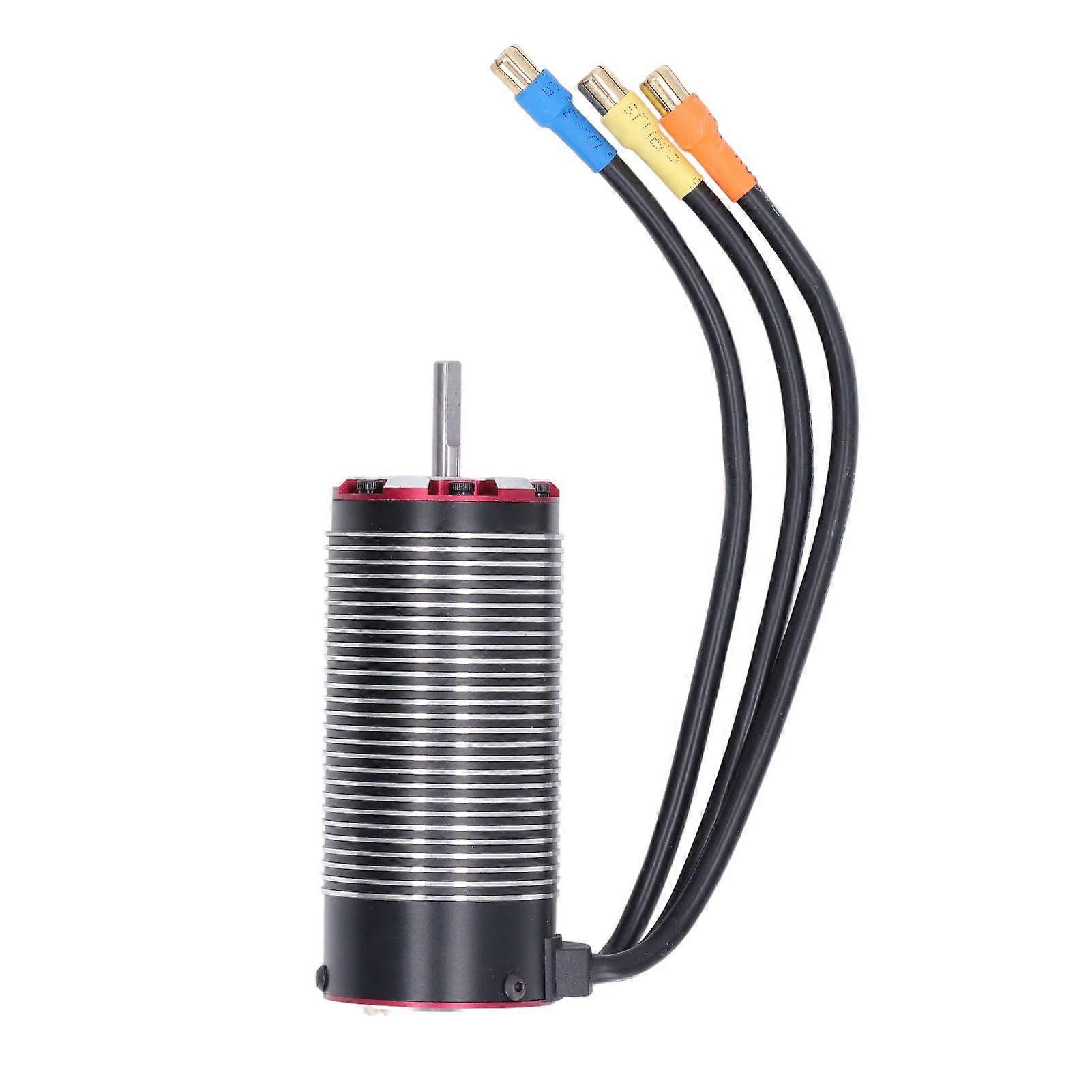 4292 1780KV Brushless Motor V2 Internal Rotation 4 Poles Sensorless Brushless Motor with Temperature Control Port for 1/8 RC Cars