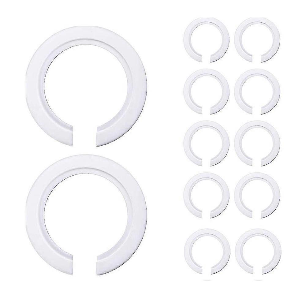 12st lampskärm, E27 till E14 hålomvandlare, lampskärmsringreducerare för montering av skruvlampskärmar till