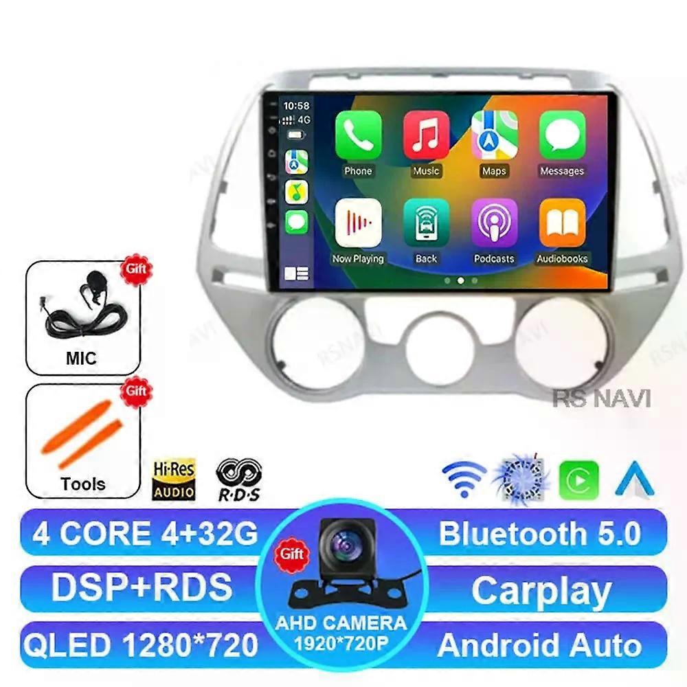 Android 14 Car Radio For Hyundai I20 2008 2009 2010 2012-2014 5g Wifi Navigation Head Unit Gps 2din Viedo Player Dvd 4g Lte Dsp