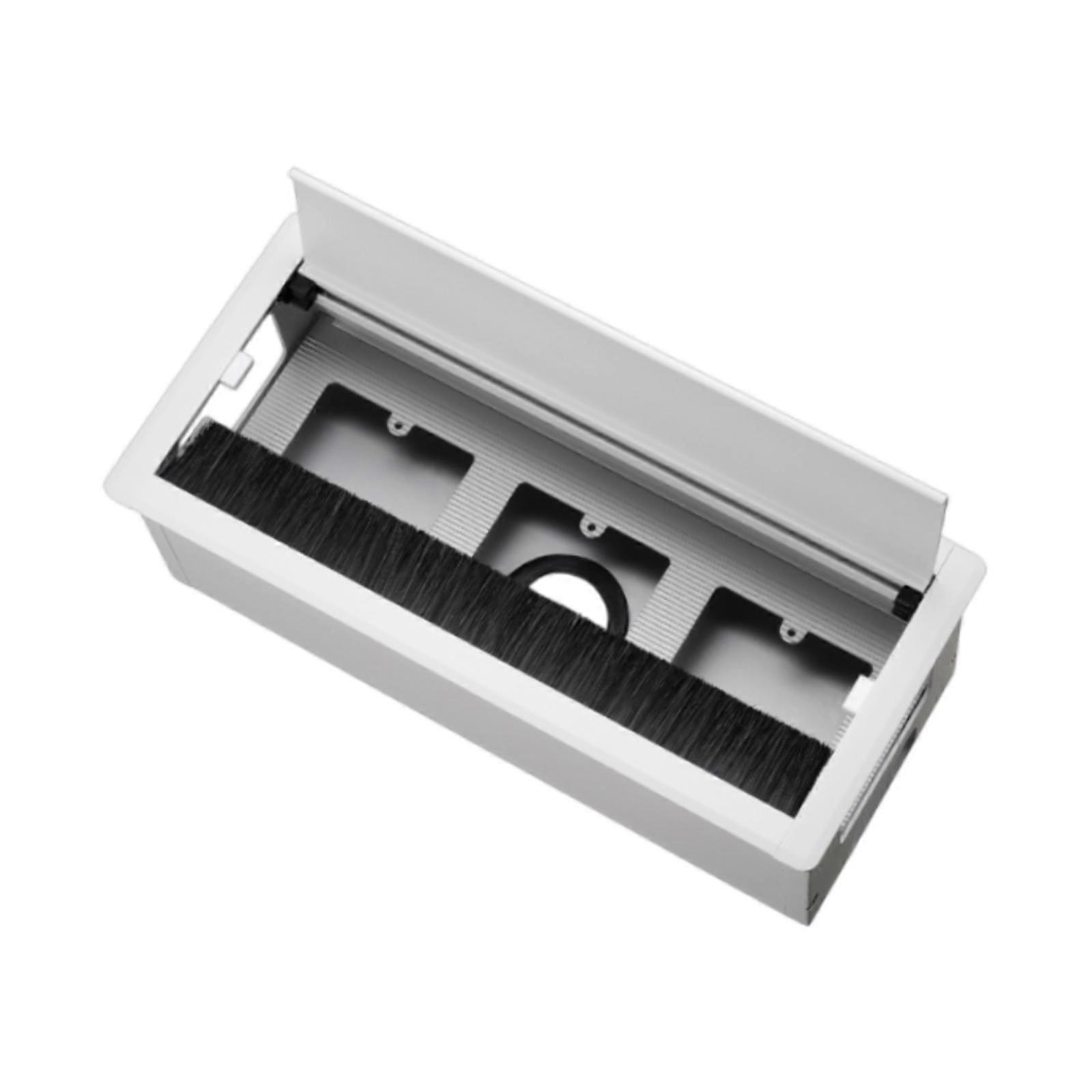 Desk Cord Grommet Rectangular Wire Organizer Space Saving Multifunctional