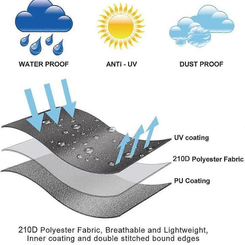 Outdoor Umbrella Cover Patio Umbrella Cover For Cantilever Parasol Outdoor Umbrellas Cover Water Resistant Fabric Bla