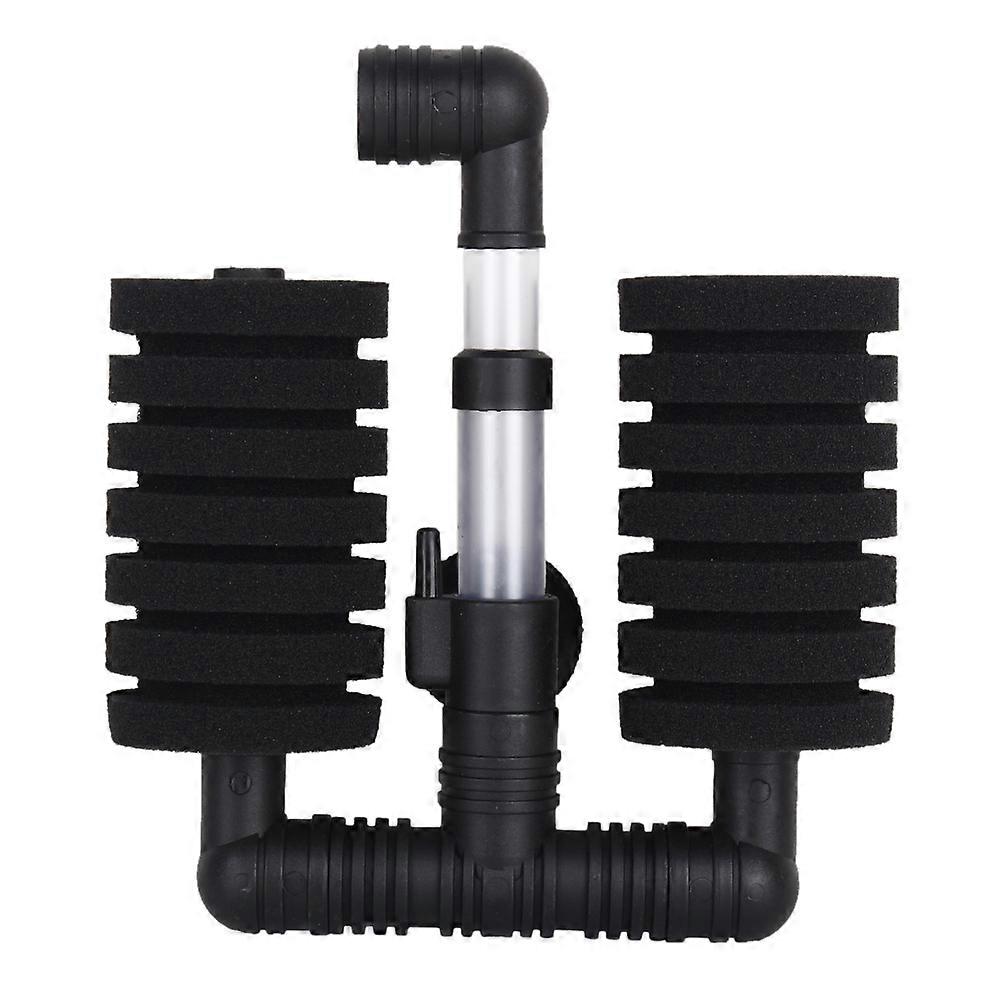 Aquarium Double Sponge Water Filter with Suction Cup