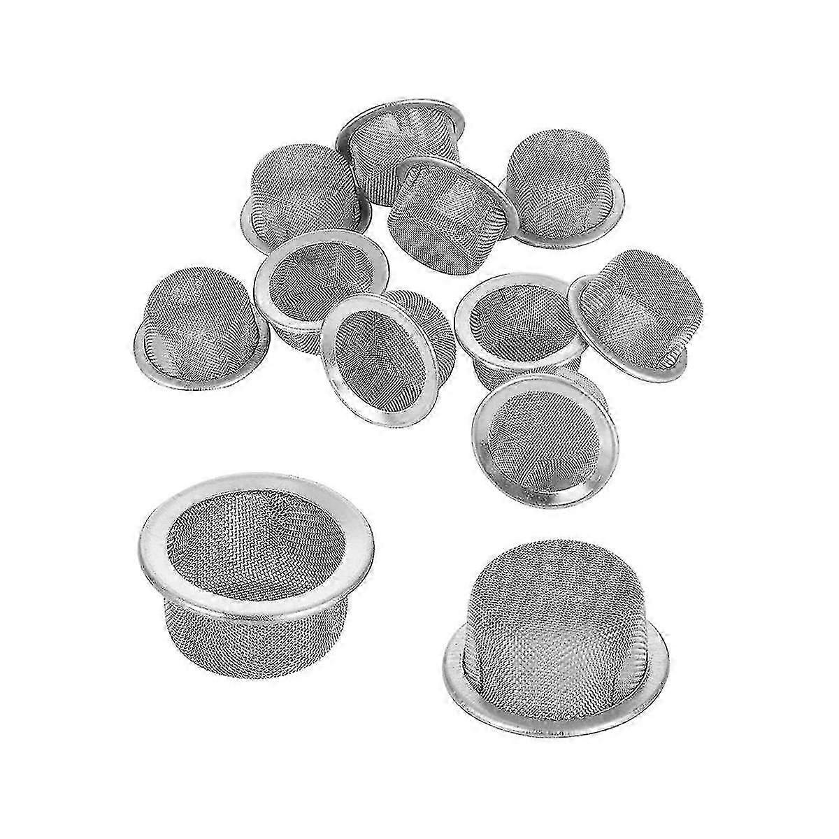 50pcs Mini Stainless Metal Reusable Filters