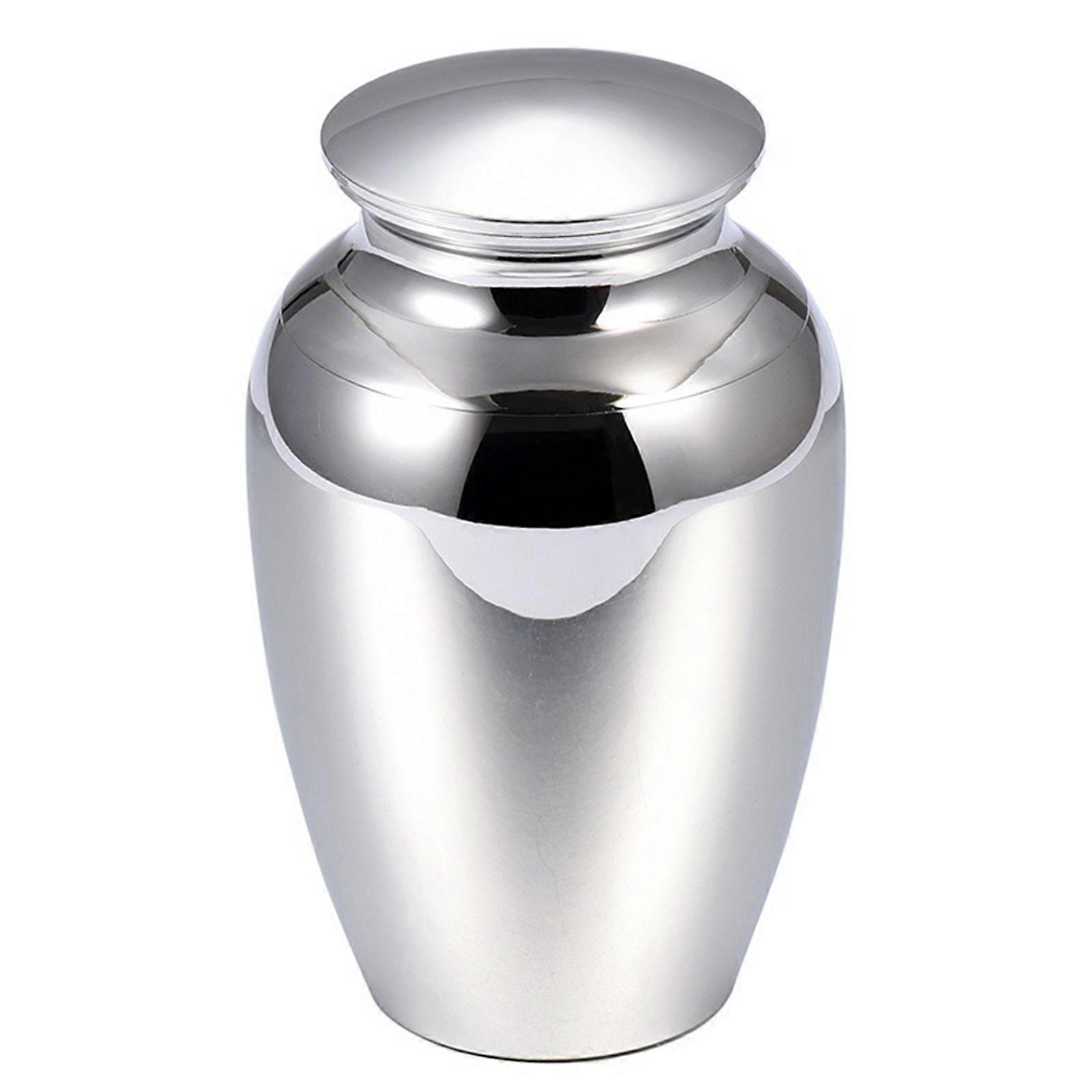 Memorial Cremation Urn Jewelry Pet Cremation Jewelry Ashes Casket Creative Pet Cremation Jewelry Urn Casket silver