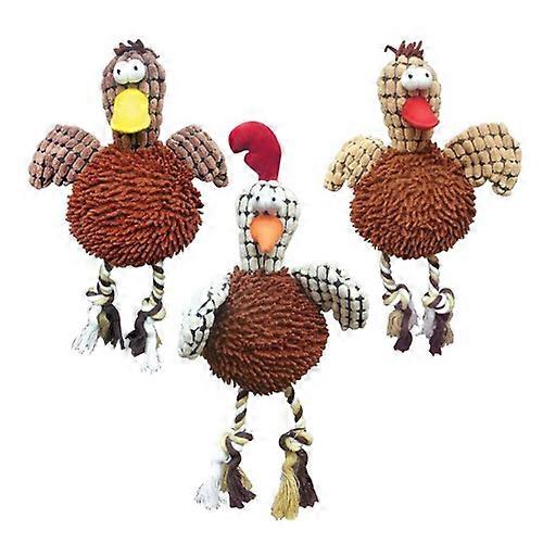 Spot Giggler Plush Dog Toy Chicken, Assorted, 1 Each/12 in