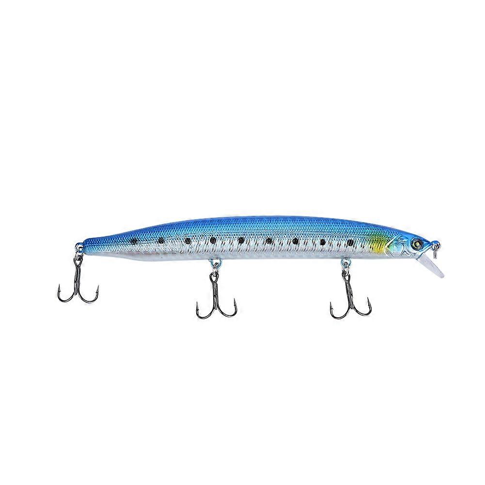 Lebensechter harter Bleistiftköder Angeln Minnow Köder mit Drilling-Haken-Tackle-Zubehör