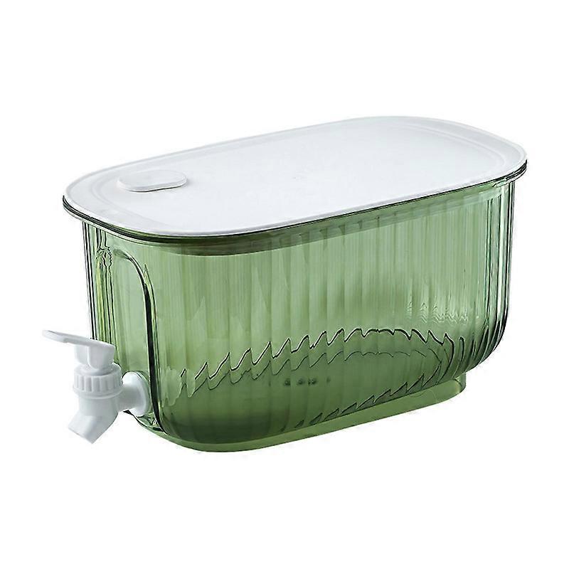 4l Clear Visible Cold Kettle With Faucet Large Capacity Food Grade Lemonade Juice Drink Dispenser For Refrigerator