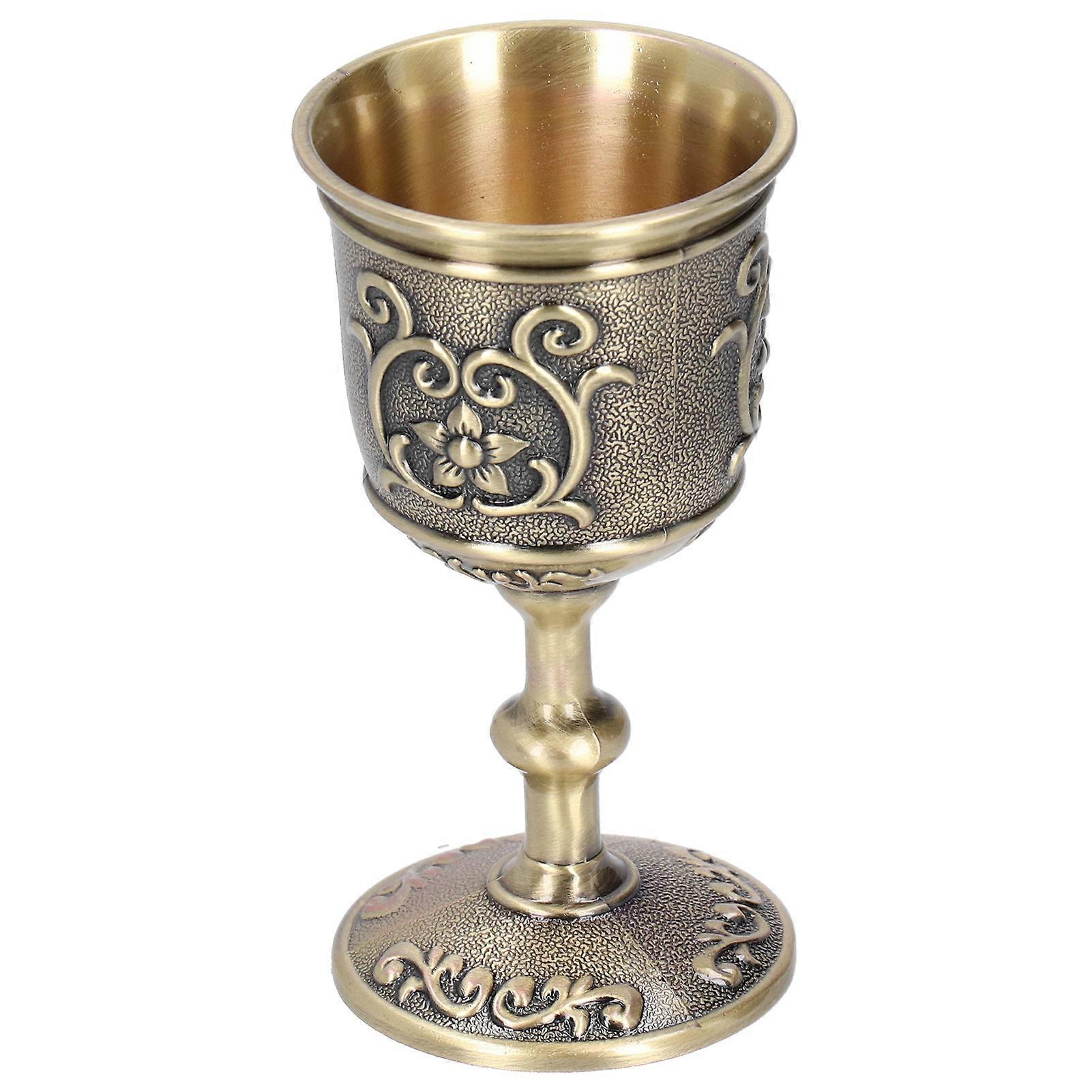 Retro Floral Embossed Chalice