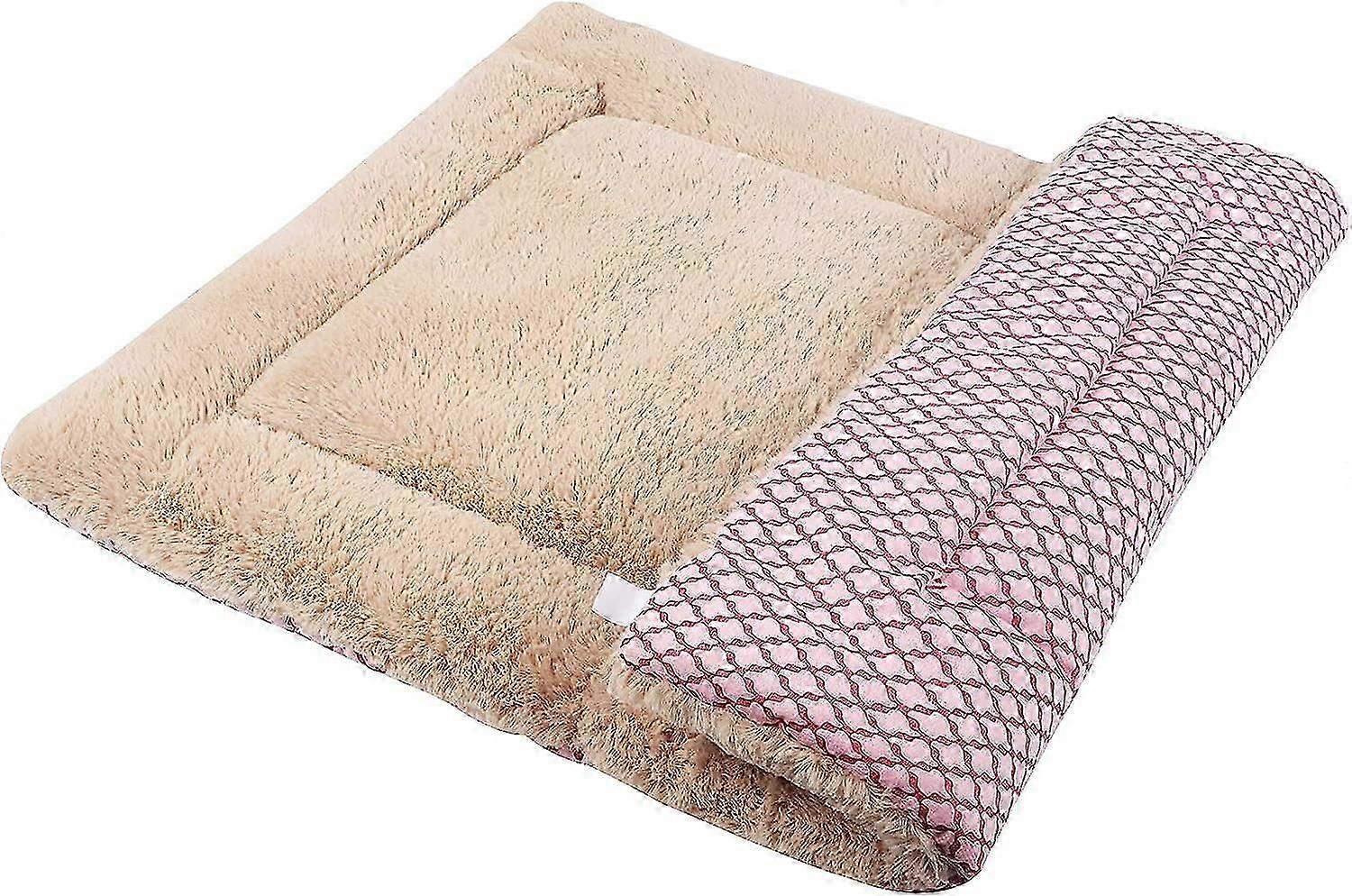 Dog Mattress, Pet Mattress, Dog Blanket Xz014 (M (75 * 55Cm), Short Plush Pink)