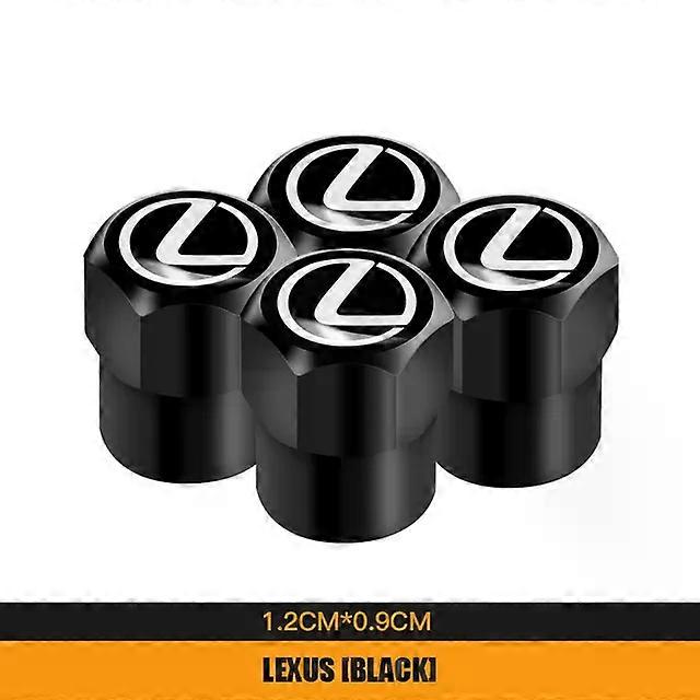 4Pcs Metal Wheel Valve Stem Caps Car Styling Tire Valve Tyre Caps For ES RX LS IS NX CT LX IS250 IS200 CT200h GS300 LS430 MAXP