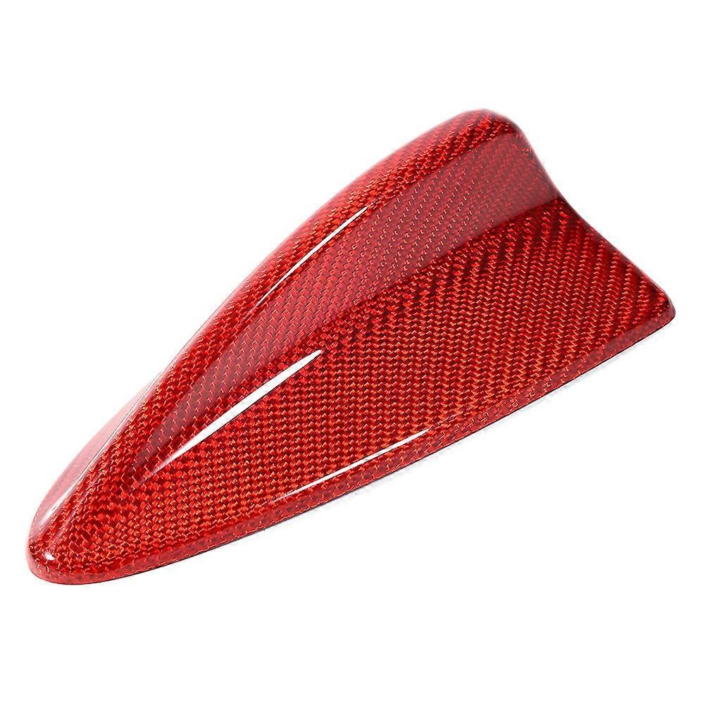 Cache d'antenne en fibre de carbone de qualité, accessoire pour voiture E90 04-12, rouge