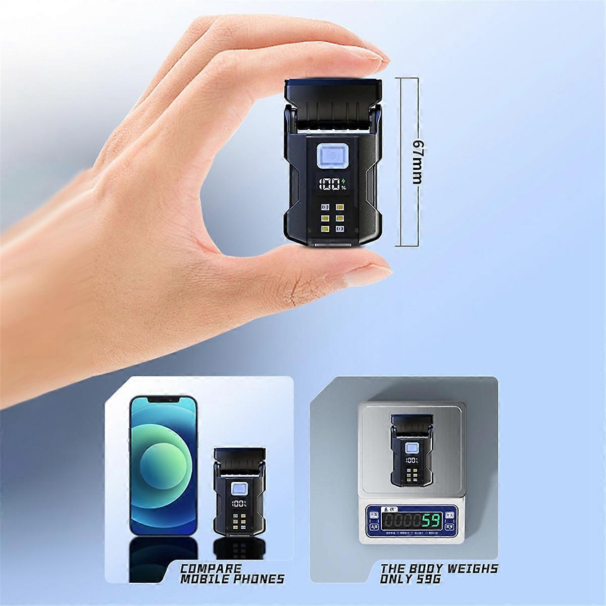 Portable Mini Keychain Light LED High Bright Flashlight Outdoor Camping Fishing Multifunction Tool