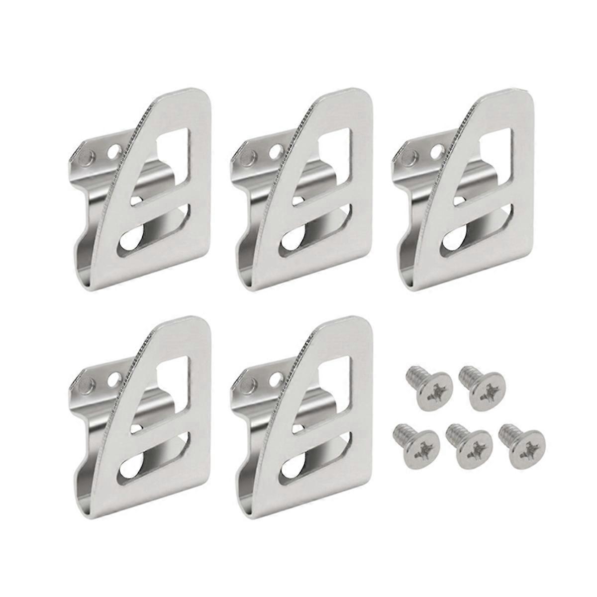 5pcs Resistance Electric Drill Belt Clip Replacement Hooks Tool Holder for Impact Drills Tool Belt Holder