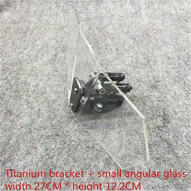 compatible forTriumph Aprilia Victory All Windshield Model Motorcycle Universal Airflow Adjustable Bolt-On Variable Spoiler Windscreen MAXP
