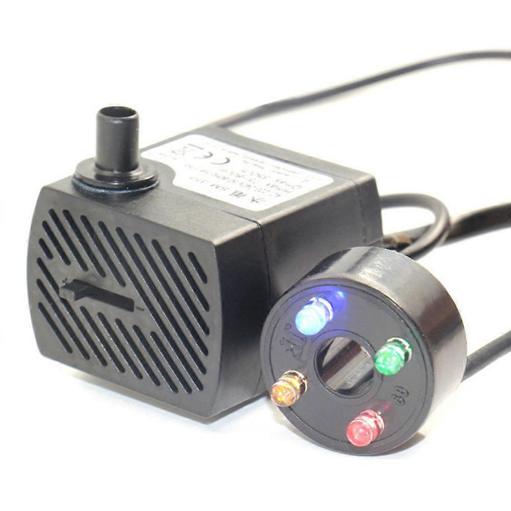 Bomba de fuente con iluminación LED