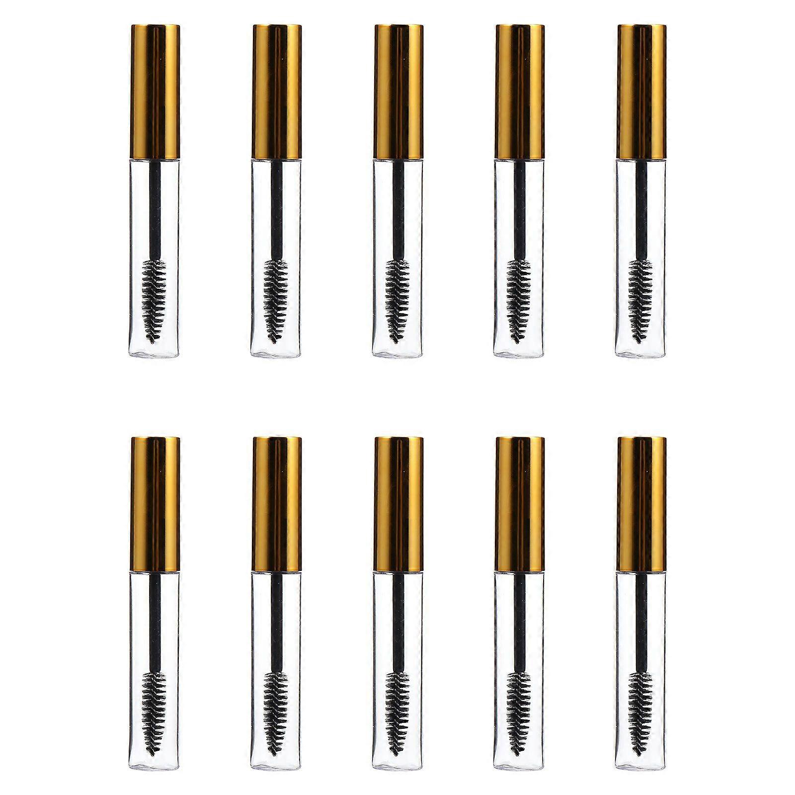 10pcs 10ml DIY Mascara Bottles Empty Mascara Tube with Wand for Travel