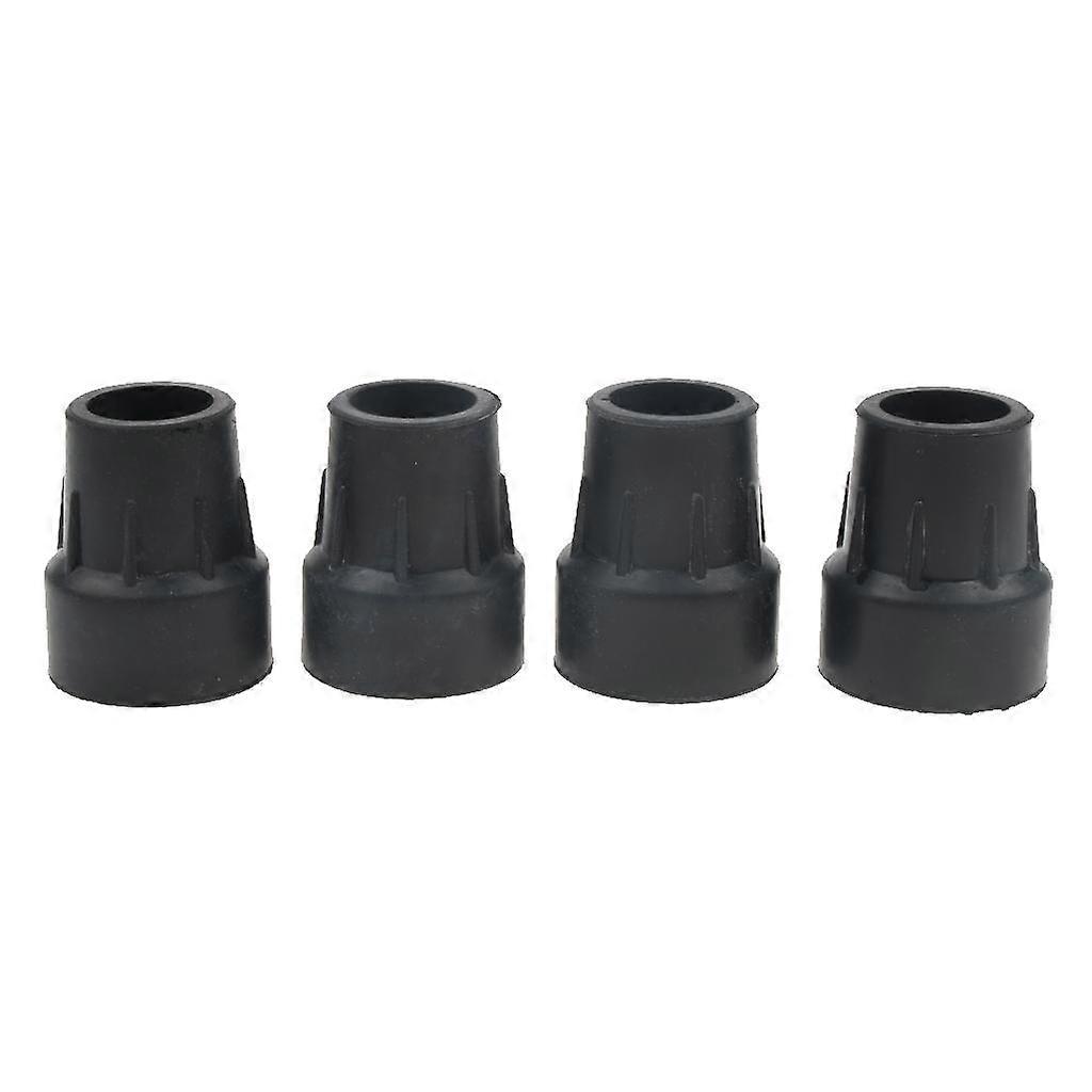 4Pcs Crutch Ferrules Rubber End Stick
