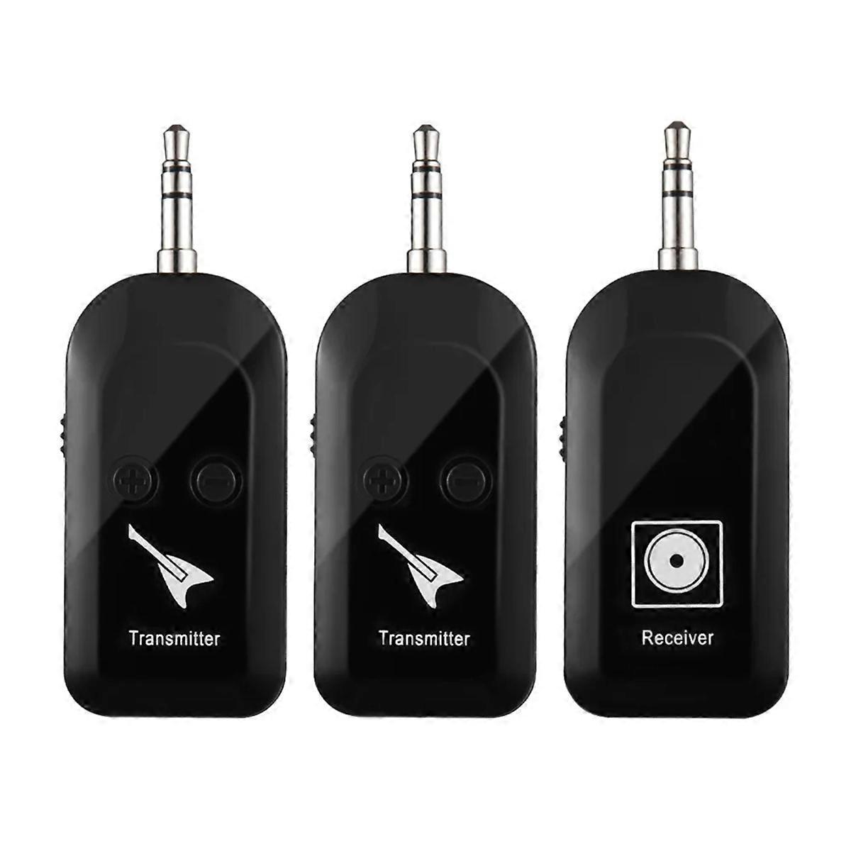 Wireless Guitar System Rechargeable 2.4G Guitar Transmitter Receiver Set Realtime with 6.35mm Adapt