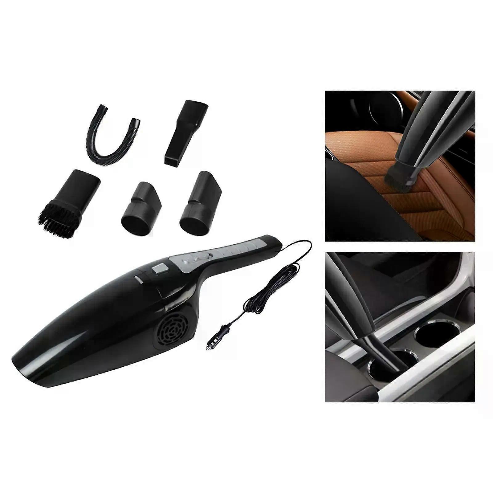 12V Wired Car Vacuum Cleaner Small Corded 16 Ft Cord Strong Suction Auto