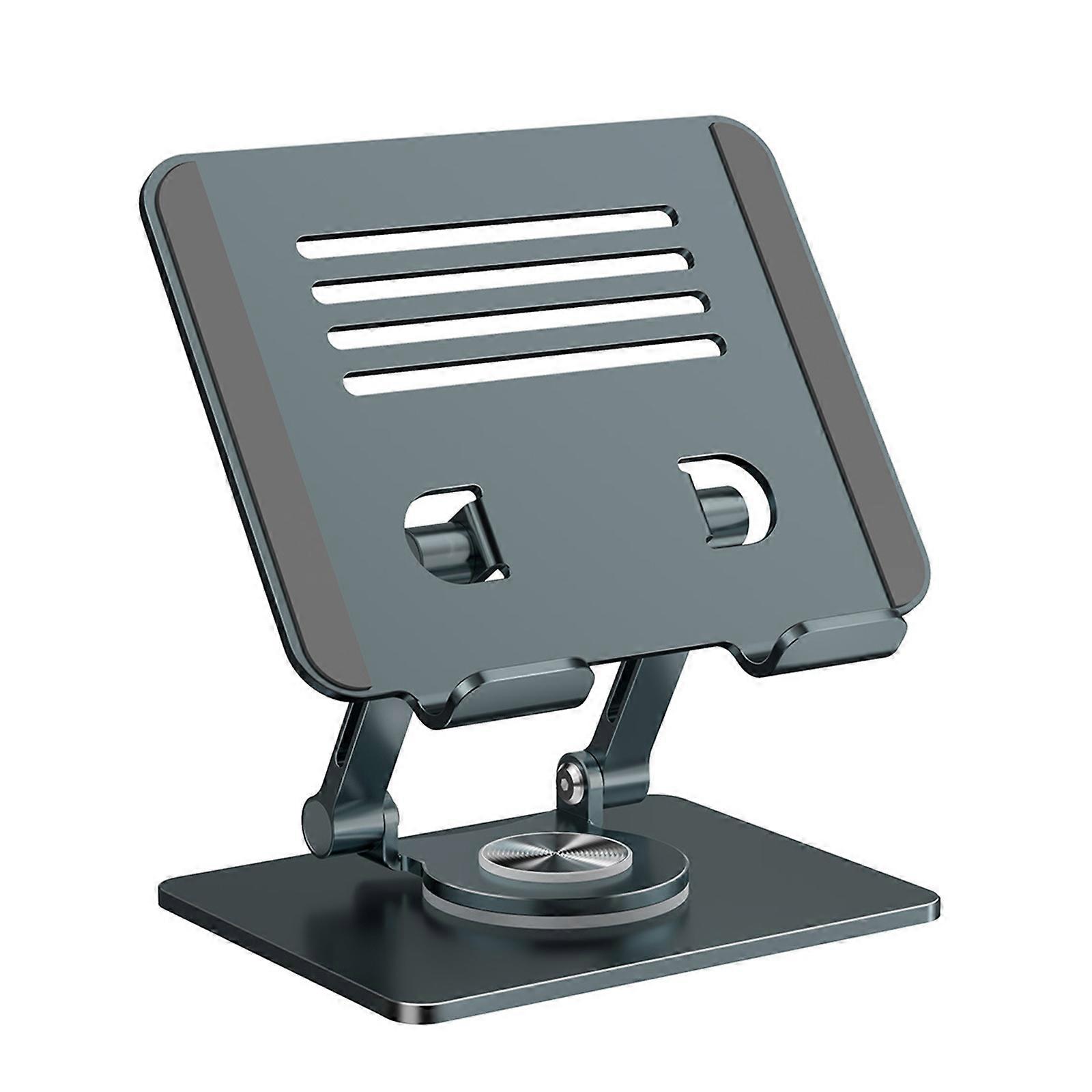Adjustable Computer Stand Foldable Laptop Bracket for Desk 360 Degree Rotatable Computer Stand for Notebook Laptop  Gray