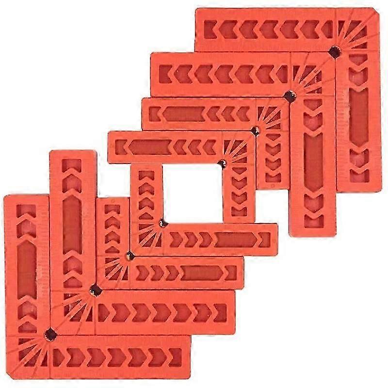 8Pcs Positioning Squares for Woodworking, 90 Degree Corner Right Angle Clamps Carpenter Corner Clamping Square Tool js