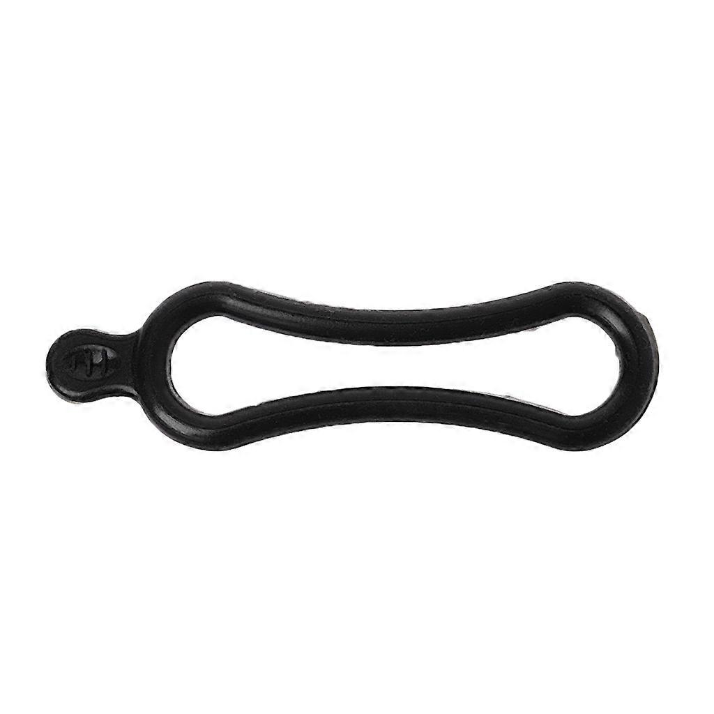 Cycling light lamp Mount Holder Frame Elastic Strap LED for Head Light Rubber R Black