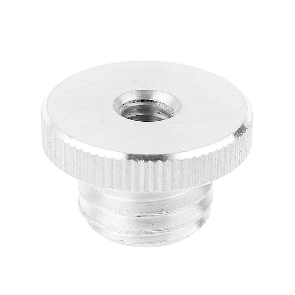 Professional 1/4 to 5/8 Horizontal Tripod Thread Adapter Thread laser Level Rangefinder Silver