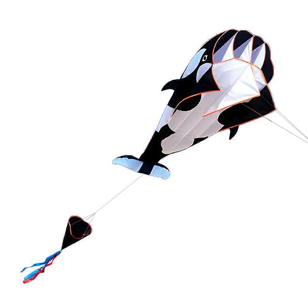 Giant Frameless Soft Parafoil 3D Kite with a Whale Design for Extraordinary Flying Experiences