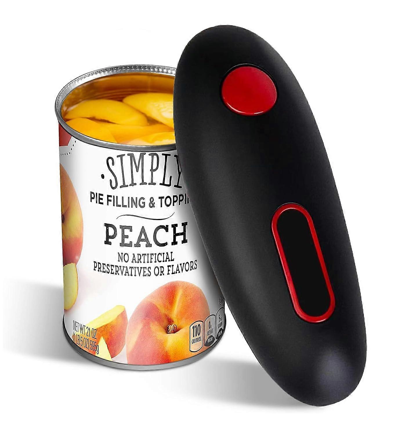 Electric Can Opener No Sharp Edge One-Touch Auto Shut Kitchen Gadgets for Seniors with Arthritis