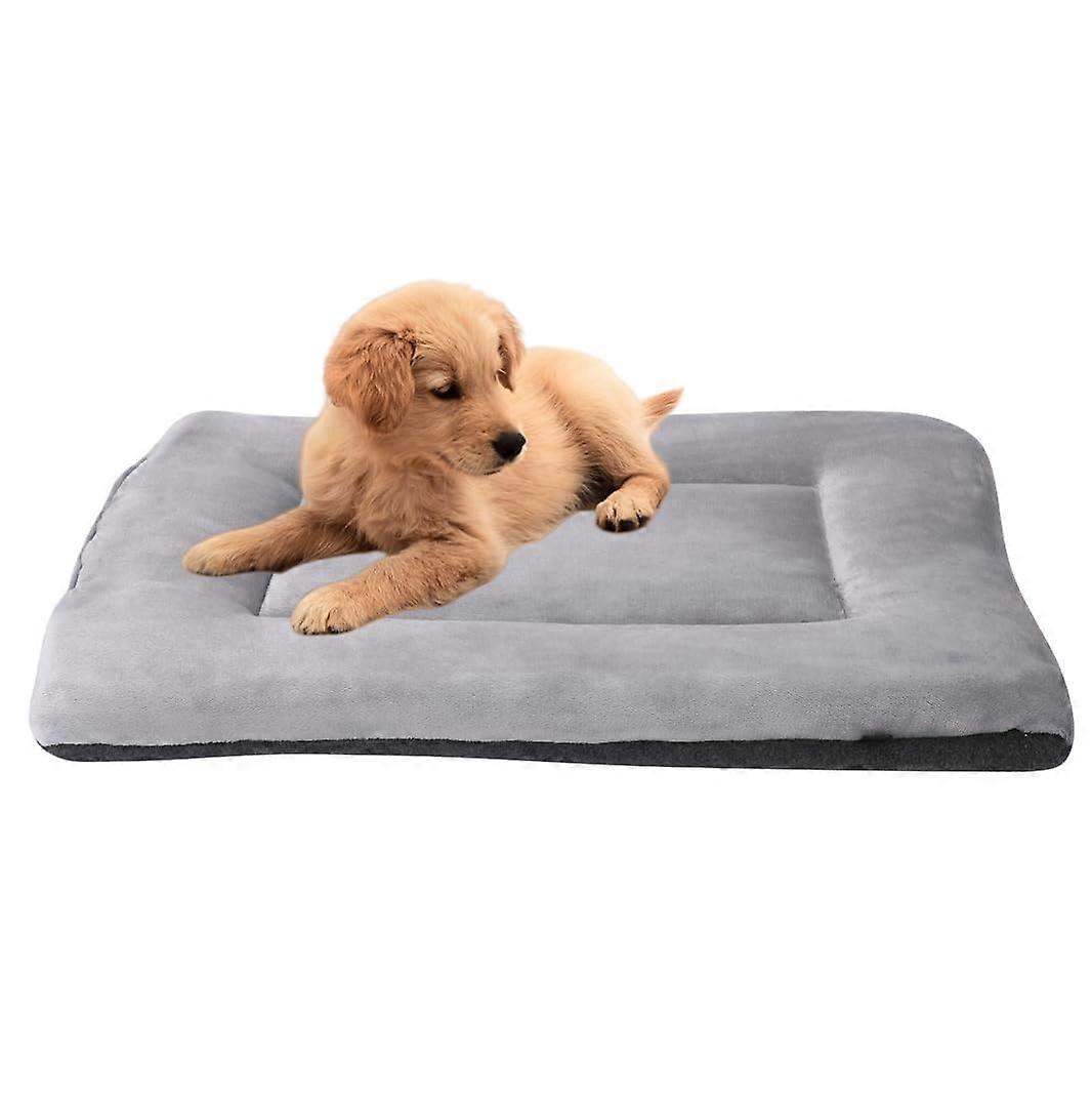 Plush Dog Bed Crate Pad for Comfortable Rest 24" x 18"