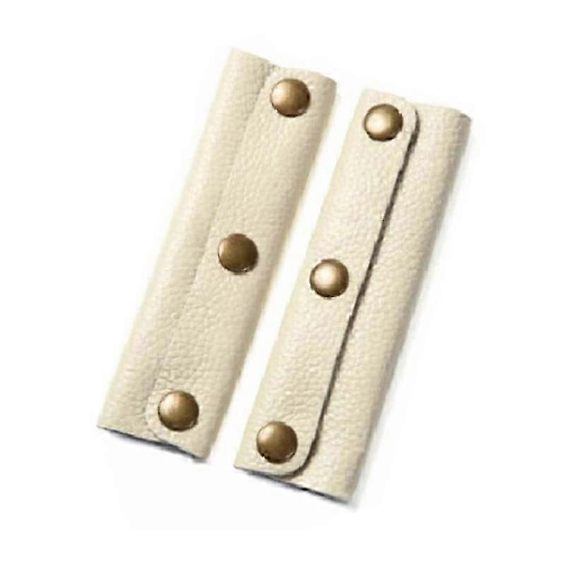 أغطية مقبض حقيبة سفر من قطعتين، أزرار يدوية مضادة للاختناق، جلد صناعي مريح الملمس، أغطية مقبض حقيبة سفر، ديكور للأمتعة من KAESI