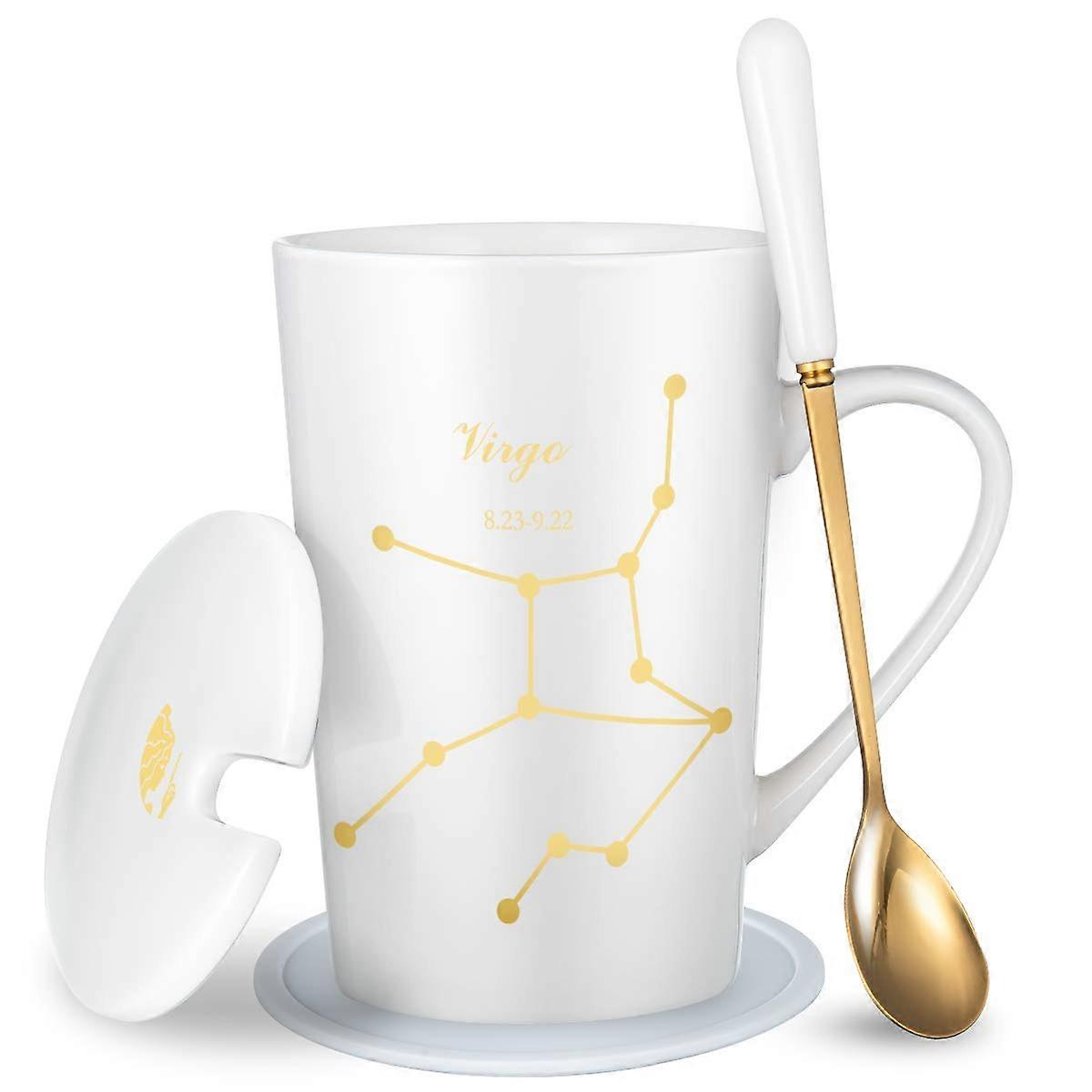 Ceramic Creative Constellation Zodiac Coffee for Mug Tea Cup 15oz