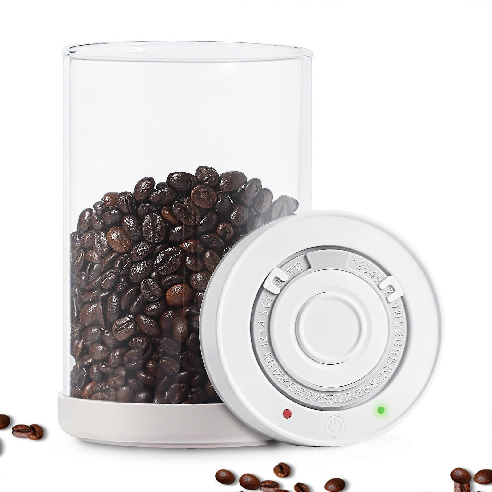 Smart Vacuum Container, 950ml Automatic Electric Airtight Glass Jar for Food and Coffee Storage, Meal Prep Solution