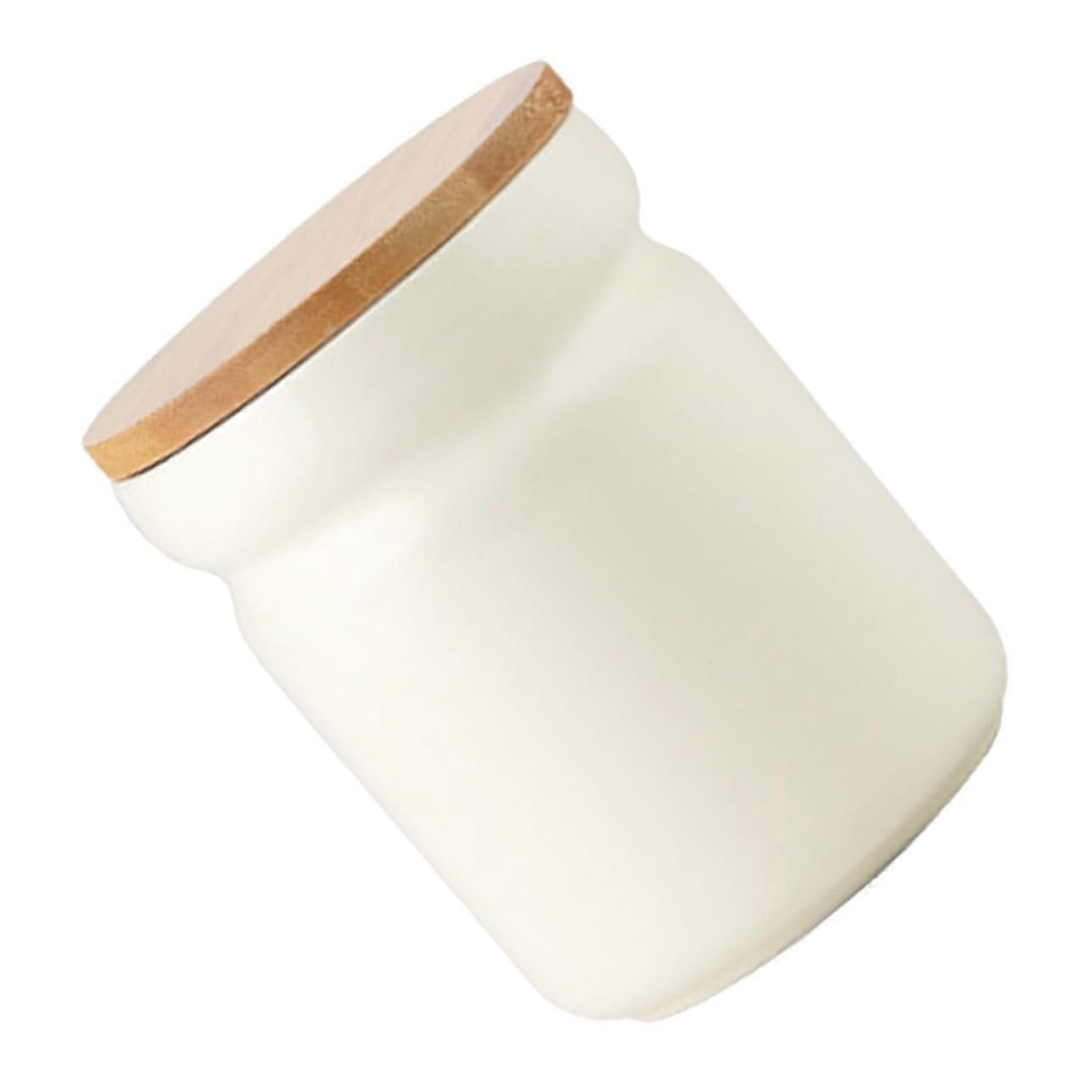 Elegant Tea Canister 700ml - Decorative Kitchen Storage Container, Ceramic Tea Storage Jar, Stylish Home Accessory