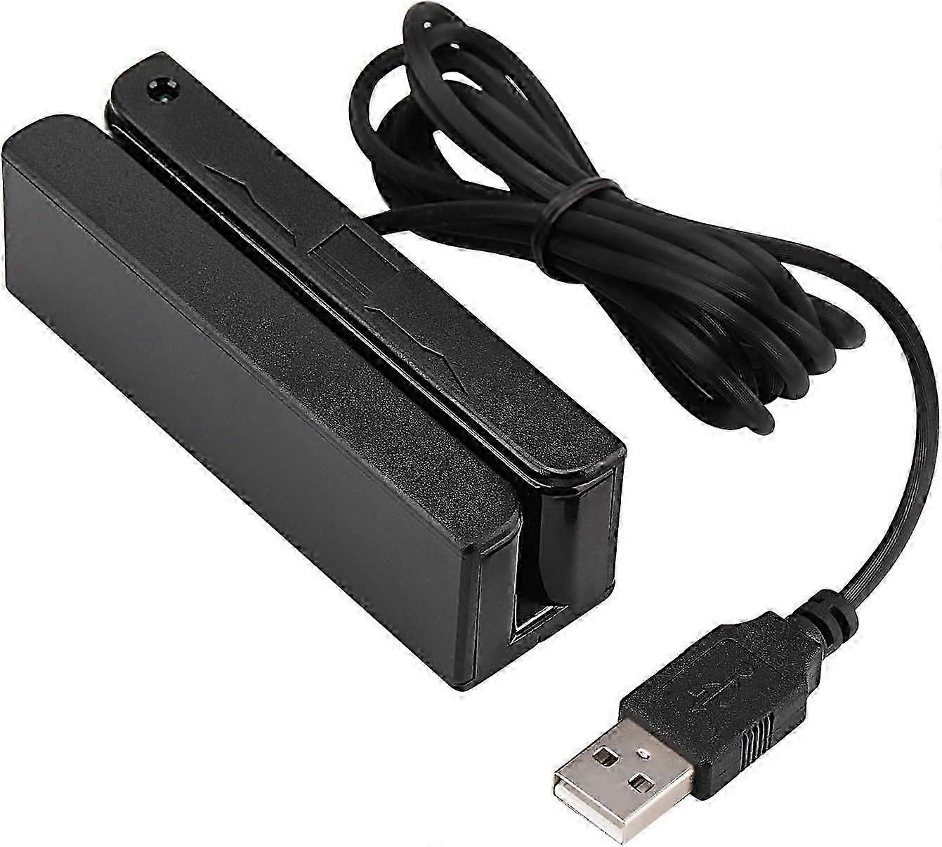 MSR90 USB להחליק קורא כרטיסי אשראי מגנטי 3 רצועות מיני קורא כרטיסים חכמים