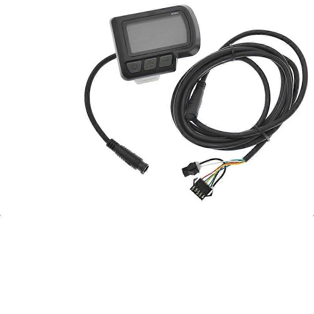 Scooter Parts E-Bike EN06 LCD Display Speed Control Panel 24V 36V 48V LCD Screen Compatible with Electric Bikes