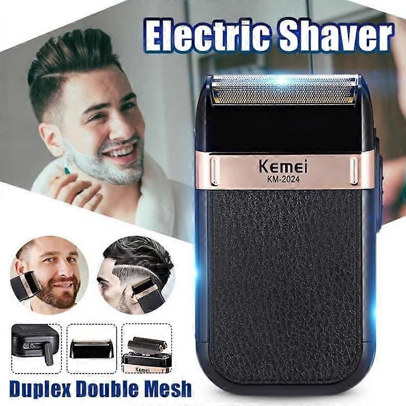Kemei 3D Electric Shaver for Men USB Face Cleaning Brush 15X100X55 cm