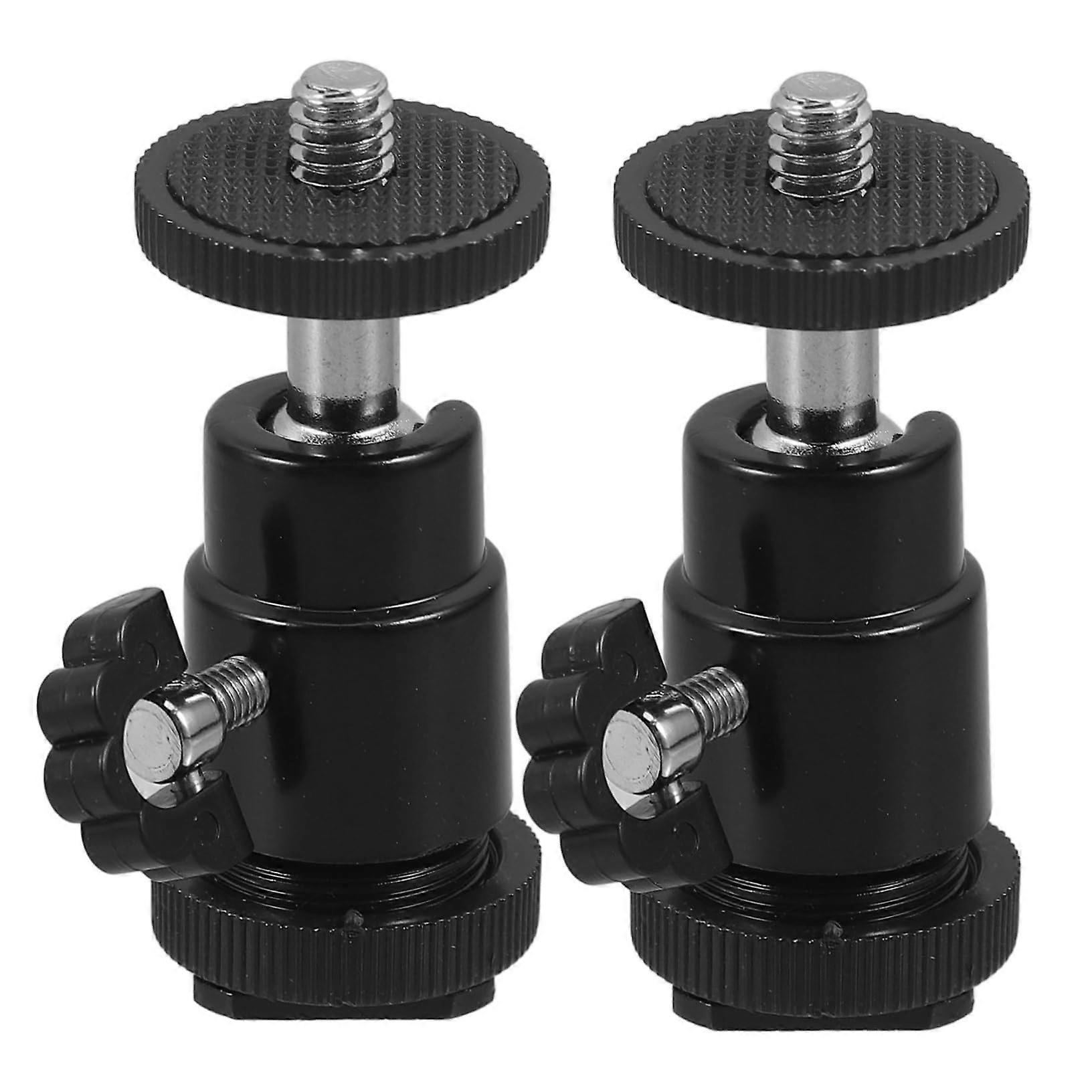Ball Head Tripod Adapter Light Stand Mount 5 Sets for Cameras, 360-Degree Rotation, Compatible with Tripod Stands