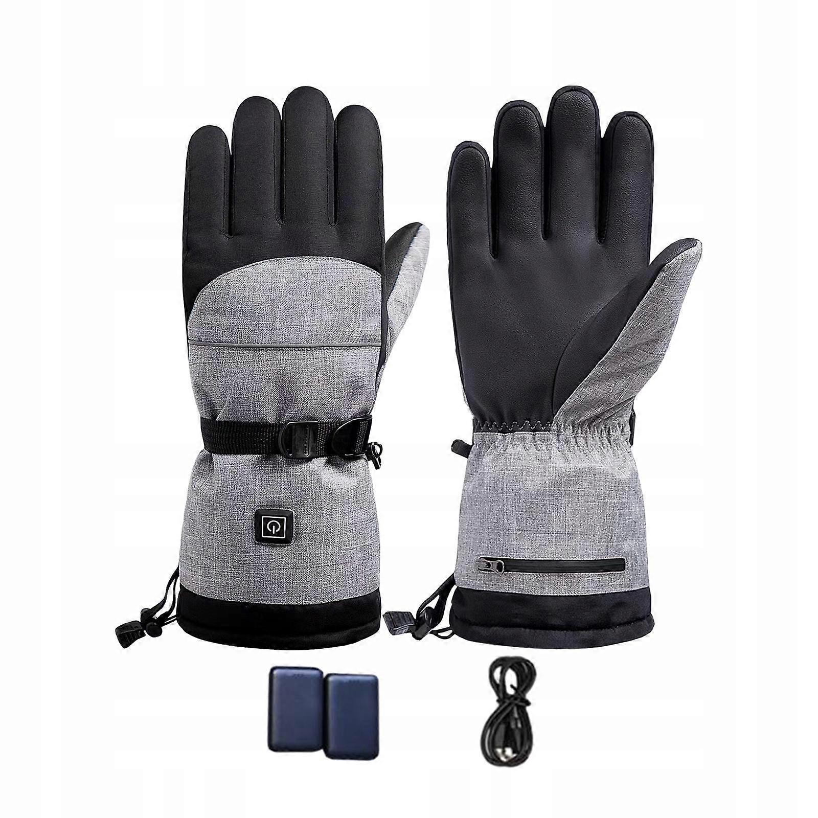 全指の大人のための電気加熱手袋、