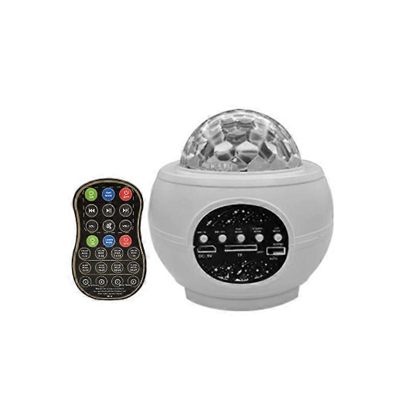 String lights led starry sky projector light, rotating bluetooth starry sky light, red and green USB laser light, sea starry sky water pattern light (