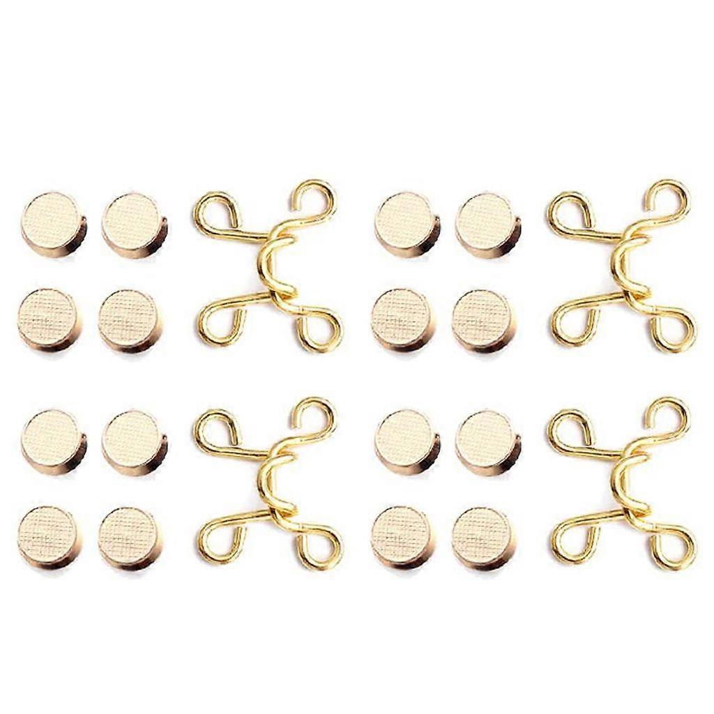 4 Sets Adjustable Waist Buckle Extender Widely Used Replacement Jean Buttons