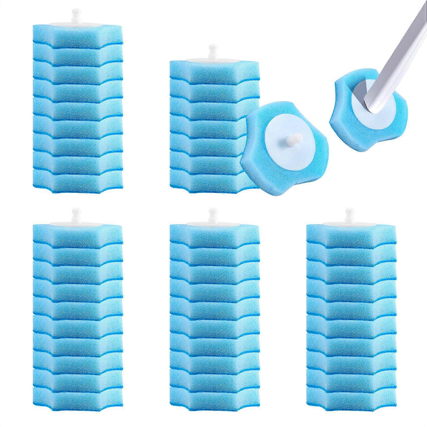 Disposable Toilet Cleaning System Disposable Toilet Flushable Refill Brush Flushable Refills - 48 Refills